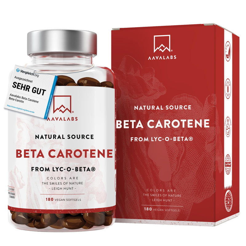 [Australia] - Beta Carotene Capsules High Dose for Tanning 25000 IU Vitamin A High Dose - Beta Carotene Tanning Capsules with Lyc-O-Beta and Extra Virgin Olive Oil for a Radiant Complexion - 180 Softgel Capsules 