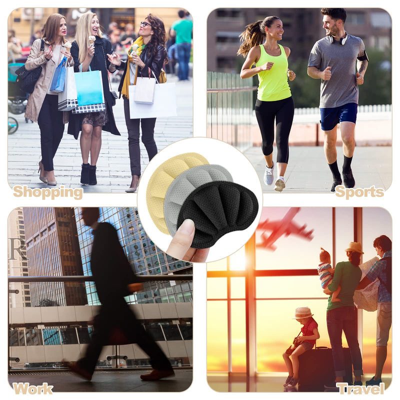 [Australia] - Soodyoow 3 pairs of heel pads, sponge heel pads, heel protection shoe insoles, prevents friction foot care heel protection shoe filler inserts, for men and women shoe insoles heel protection 