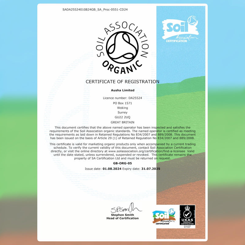 Ausha Organic Green Jackfruit Powder 250g - UK Certified Organic by Soil Association - Gut Health, Fibre, Gluten Free - Add to Cereals, Smoothies, Juices, Porridge, Baking Organic Jackfruit Powder 250g