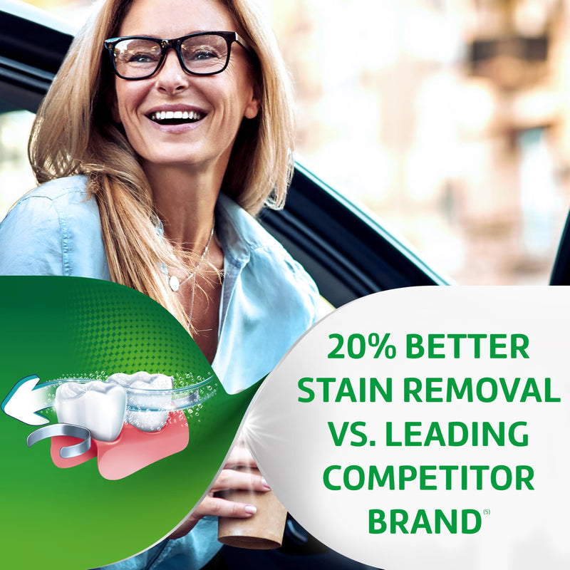 [Australia] - Polident Overnight Whitening Denture Cleanser Tablets - 120 Count 120 Count (Pack of 1) New 