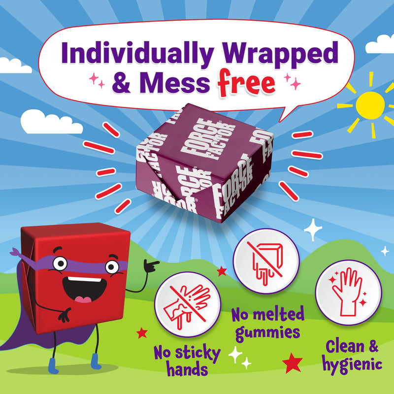 [Australia] - FORCE FACTOR Kids Multivitamin Super Chews, Kids Vitamins to Support Wellness, Immunity, Eye Health, & More with 18 Vitamins, Minerals, & Antioxidants, 2-Month Supply, Multi-Flavor, 60 Soft Chews 