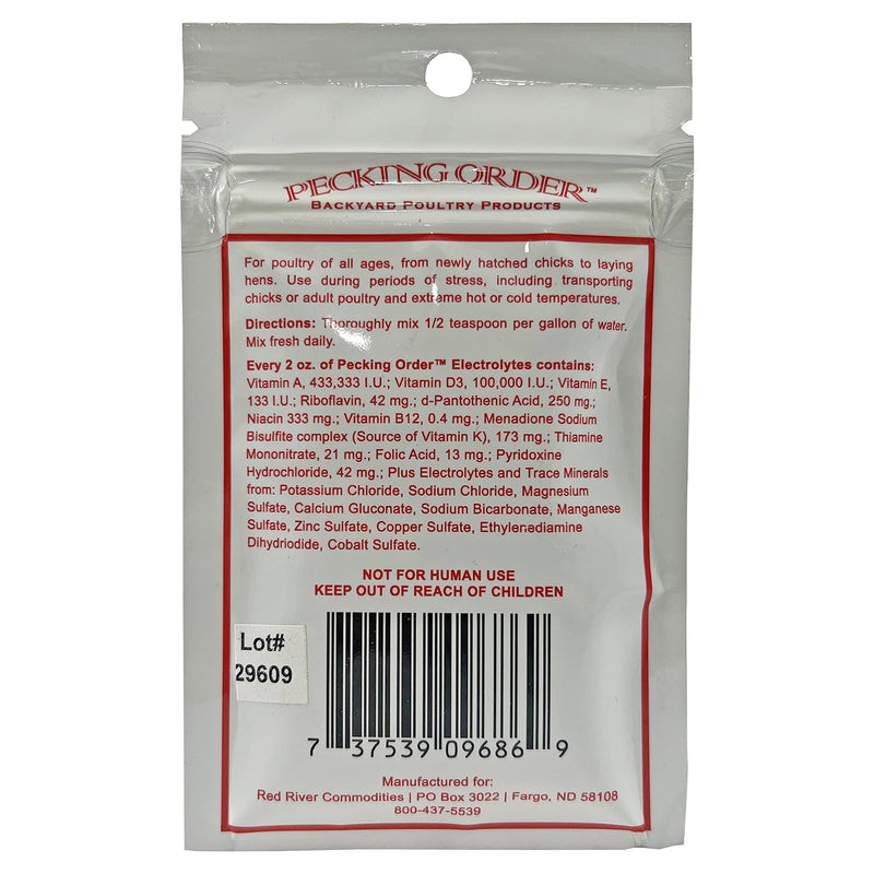 [Australia] - Pecking order Electrolytes Plus Vitamins & Trace Minerals for Chicks & Hens, Yellow 