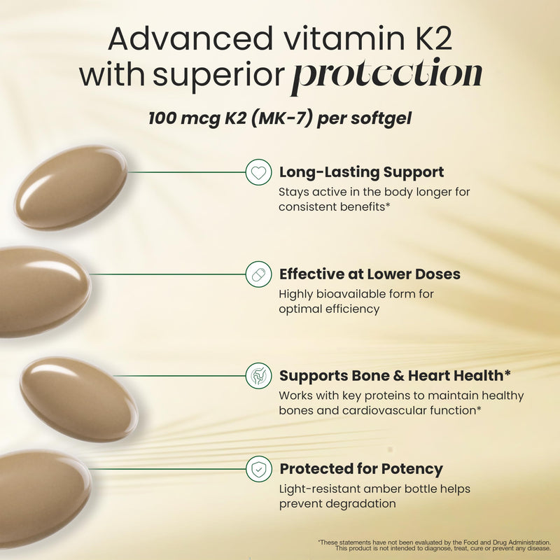 HealthA2Z® Vitamin D3 (5,000 IU) + K2 (100 mcg), 90 Softgels, Pack of 1 | Helps Calcium Absorption, Supports Bones & Teeth, Mood & Immune Health