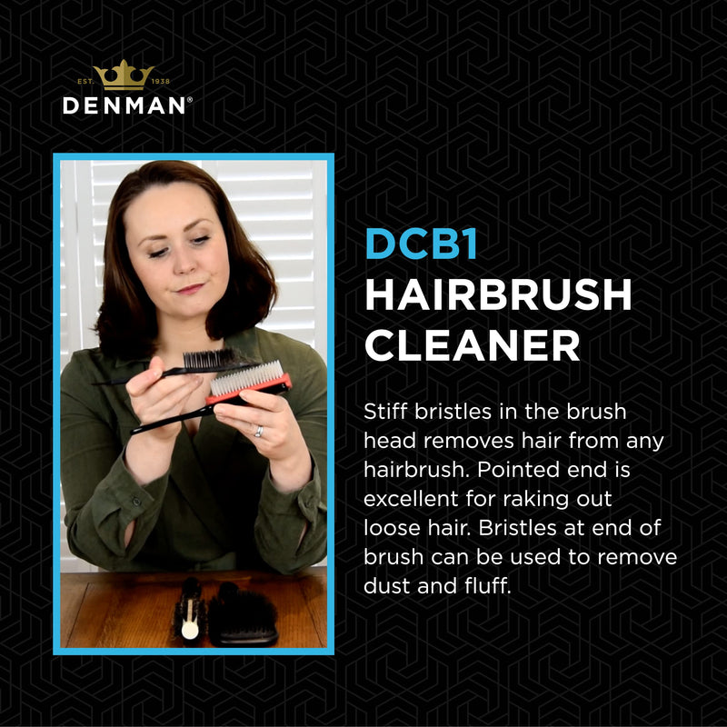 [Australia] - Denman Hairbrush Cleaning Brush for Effective Hairbrush Cleaning, DBC1 