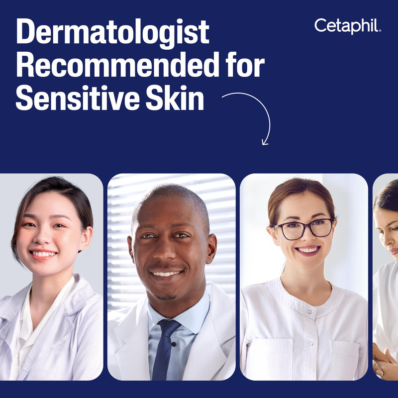 Cetaphil Oil Free Gentle Foaming Facial Cleanser, Sensitive Skin, 8 fl oz, 2 ct | Gentle Cleanser, Dry To Normal Skin, Fragrance Free, Hypoallergenic, Dermatologist Recommended, Glycerin, Vitamins B5 & E OLD, 8 oz Pack of 2