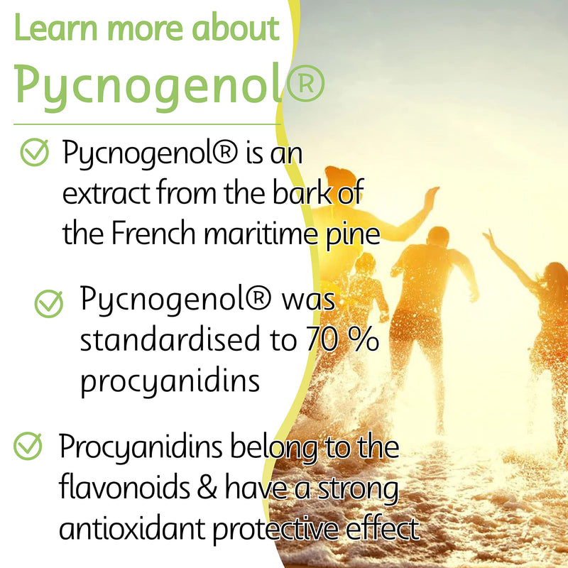 Healthy Origins, Pycnogenol, 100mg, Pine Bark Extract with Procyanidins, 60 Vegan Capsules, SOYA Free, Gluten Free, Vegetarian, Non GMO 60 Capsules