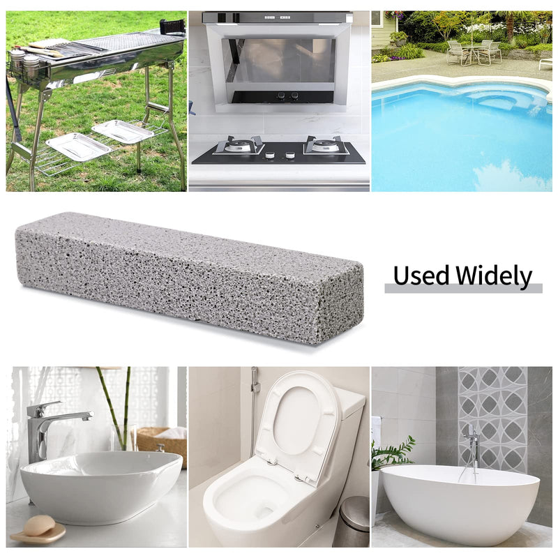 [Australia] - HongWay 10 Pack Pumice Stone for Cleaning, Pumice Stone for Toilet Cleaning Bowl Stick, Heavy Duty Strong Pumice Cleaning Bar for Bathtubs, Kitchen Sink, Grill, Household (5.9 x 1.4 x 0.9 Inches) 10pcs 