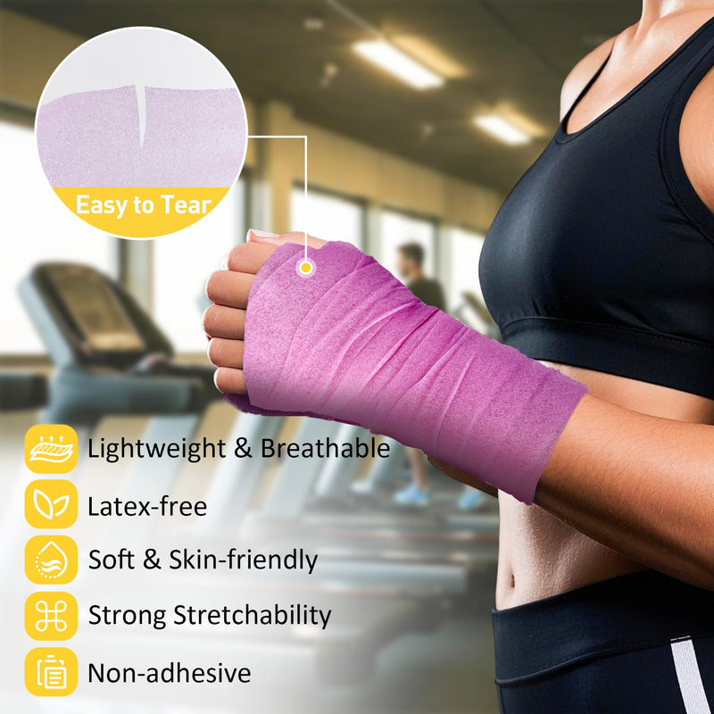 10PC Prewrap Athletic Tape 2.76 Inches X 12 Yards Pre Wrap for Hair Soccer Foam Underwrap Sports Wrap Prewrap Athletic Tape for Hair Pre Wrap Tape for Wrists Elbows Knees Ankles Hair Soccer