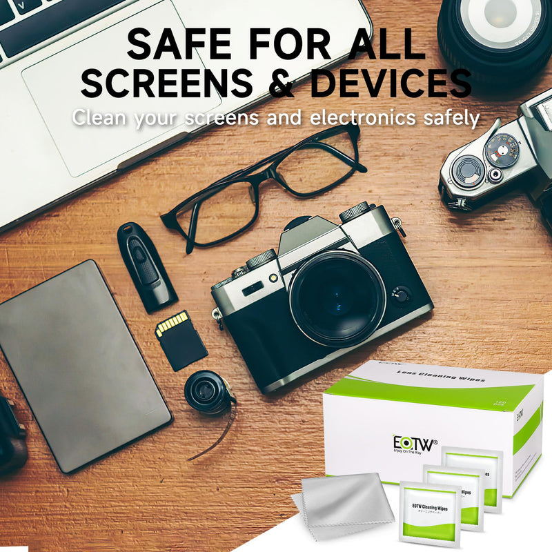 [Australia] - EOTW Computer Screen Wipes Individually Wrapped Pre-moistened Electronic Monitor Cleaner Cleaning for iPhone iPad Tablet PC Keyboard Laptop, Pack of 120 1 Count (Pack of 120) 