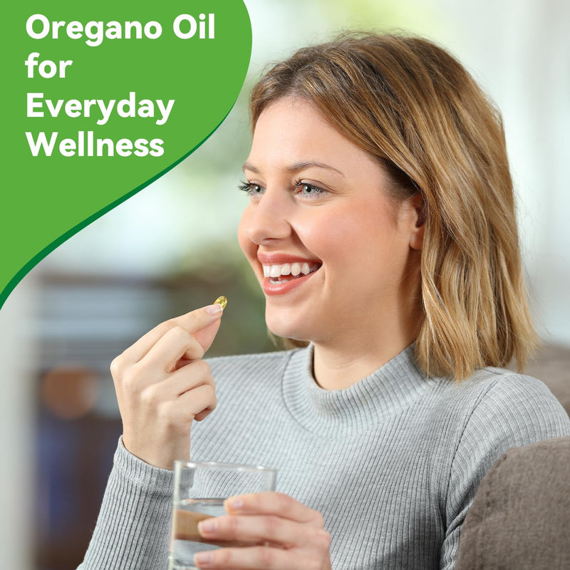 [Australia] - Oil of Oregano with Black Seed Oil, 6000mg Oregano Oil Capsules Organic with Carvacrol & Thymoquinone, 2 in 1 Supplement for Immune Health, Non-GMO, Easy to Swallow, 2 Bottle, Total 120 Softgels 