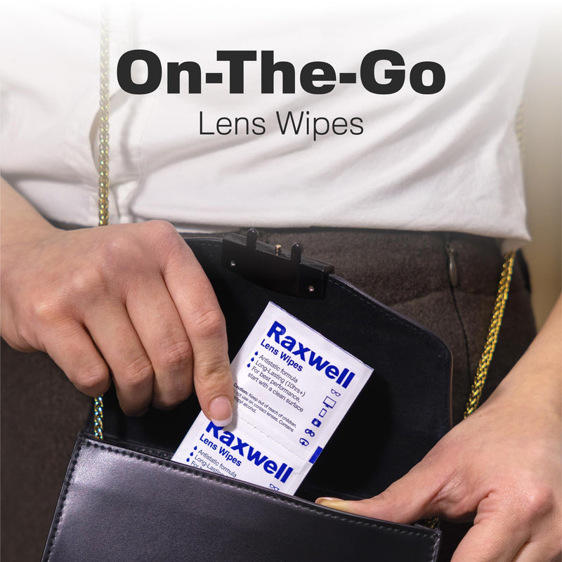 [Australia] - Anti-Fog Wipes for Glasses, Lightly Pre-Moistened, 100 Count, Streak-Free Glasses & Screen Cleaner Wipes. Safe for All Lenses, Eyeglass, Sunglasses, Phone, Camera Lens Individually Wrapped for Travel 