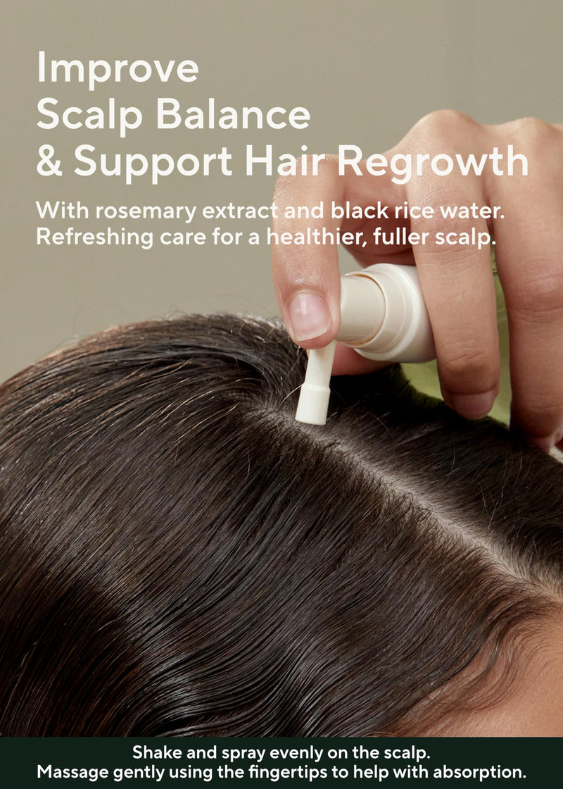 AROMATICA Root Enhancer Rosemary Water for Hair Growth spray | Rosemary hair oil & caffeine & biotin, Korean hair care for hair thinning & loss, free from silicone, paraben and sulfate 01 Rosemary Enhancer