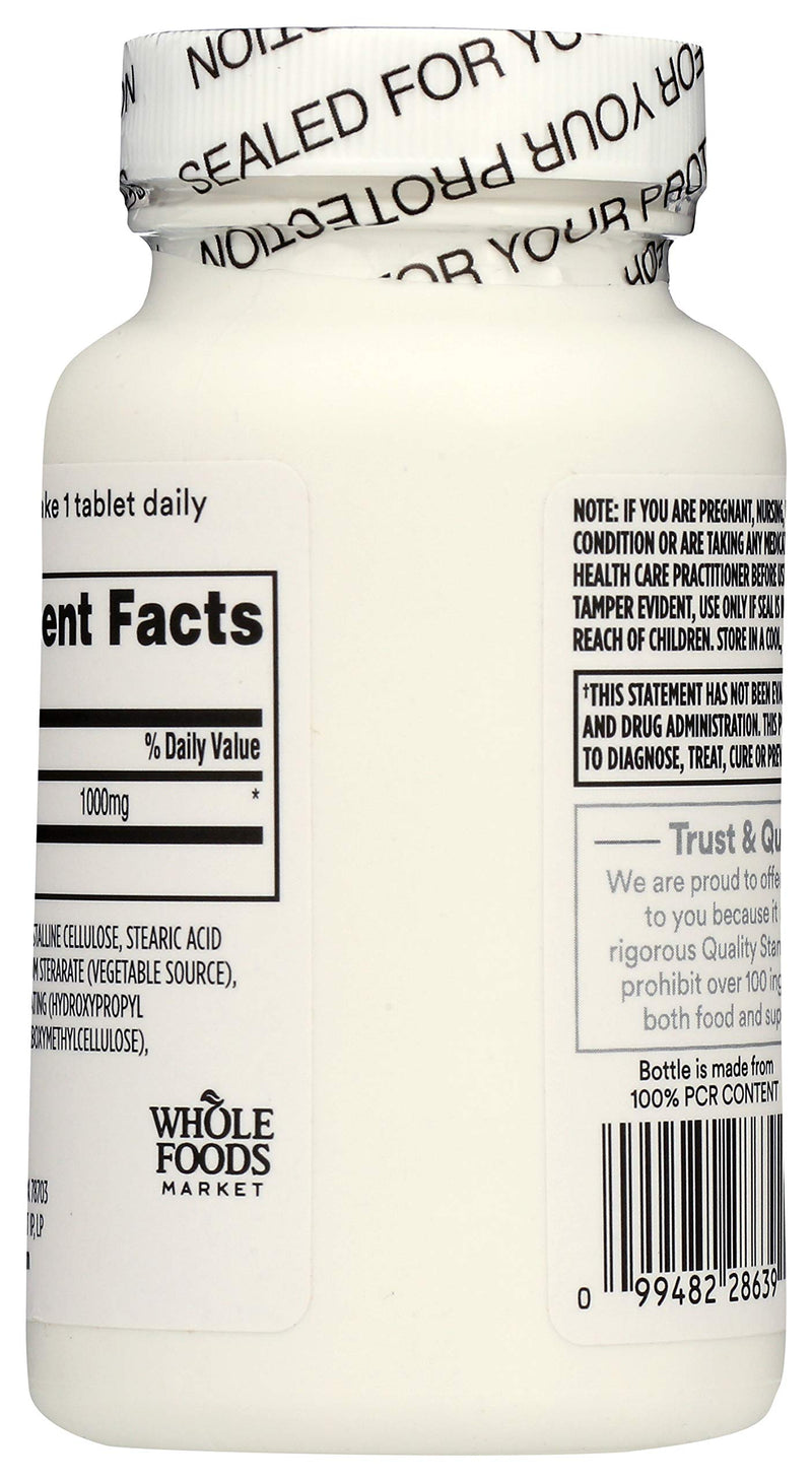 [Australia] - 365 by Whole Foods Market, MSM 1000Mg, 90 Tablets 90 Count (Pack of 1) 