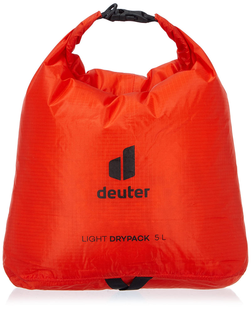Deuter Light Drypack 20, Water-Resistant 20-Liter Ripstop Roll-Top Dry Pack Sack Keeps Gear Dry for Hiking, Trekking, Camping & Kayaking - Tin