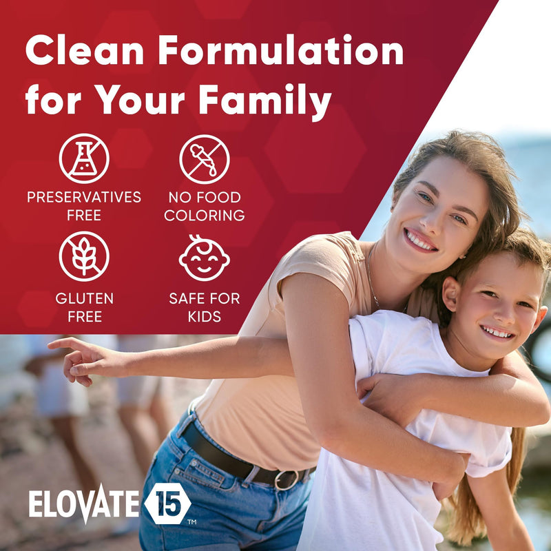 [Australia] - Elovate 15 Glucose Powder Slimpaks - Alternative to Traditional Tablets - FSA/HSA eligible - Fast Acting Dextrose with Black Cherry Taste - (Pack of 12) 0.6 Ounce (Pack of 12) 