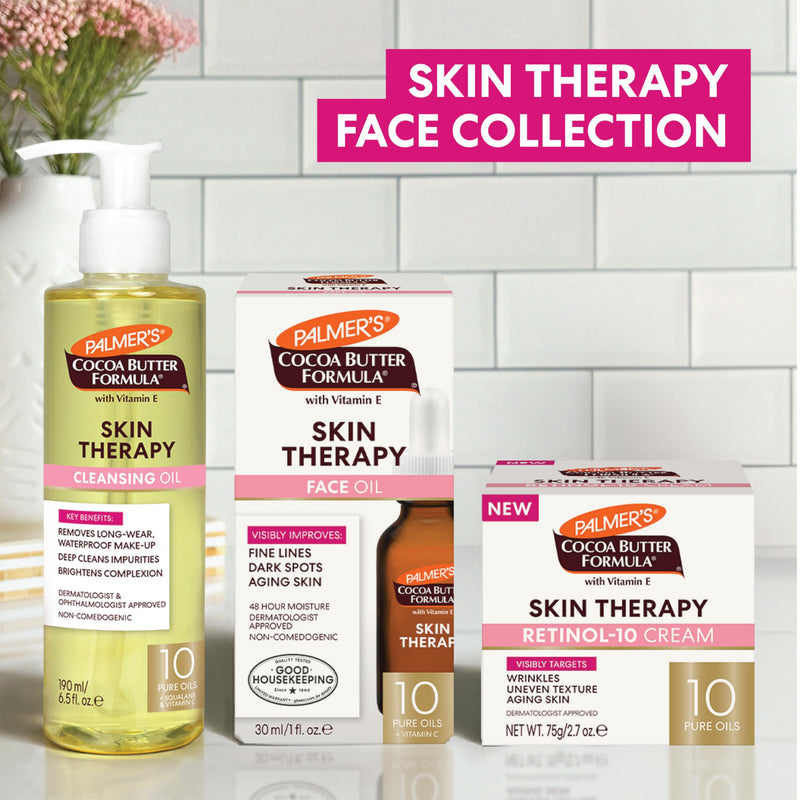 Palmer's Cocoa Butter Formula Moisturizing Skin Therapy Oil for Face with Vitamin E, C & 10 Pure Facial Oils Blend, Rosehip Oil Fragrance, 1 Ounce (Pack of 6) 1 Fl Oz (Pack of 6)