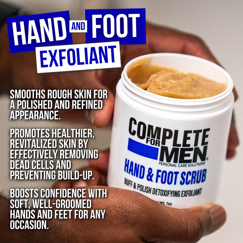 [Australia] - Hand and Foot Scrub: Exfoliating Feet, Hand Exfoliant, Sugar Scrub for Dry Skin, Moisturizing Rough Skin Remover, Ideal for Hands and Feet Care, Scrub for Men 