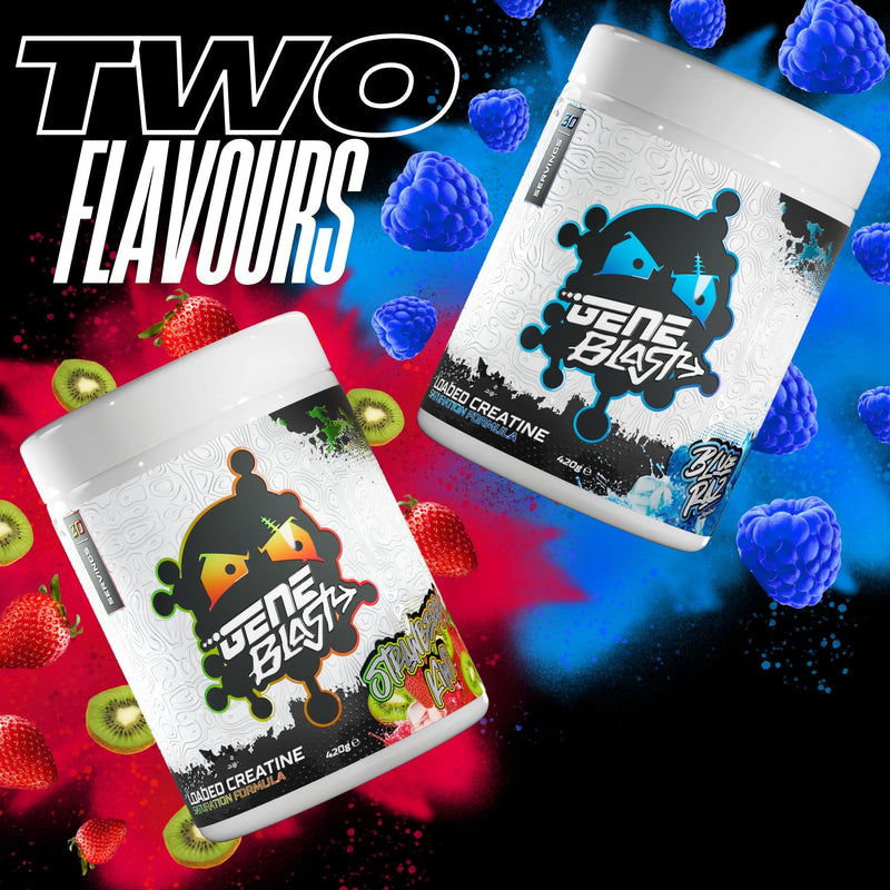 Loaded Creatine 6g - Power, Endurance & Recovery (Strawberry Kiwi, 30 Servings) Strawberry Kiwi 420g