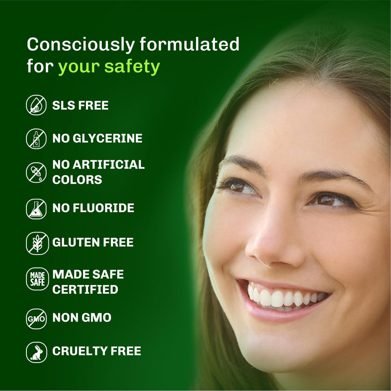 [Australia] - Bentodent Fluoride Free Remineralizing Calcium Bentonite Clay Natural Toothpaste-Certified Organic Ingredients-SLS Free,Vegan, Sensitive and Teeth Whitening - Adult & Kids (Betel Leaf) 