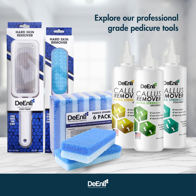 [Australia] - DeEnti Metal Foot File, Professional Grade Stainless Steel, Salon Quality Callus Remover, Lightweight Foot Scrubber, Home Manicure and Pedicure Tools 
