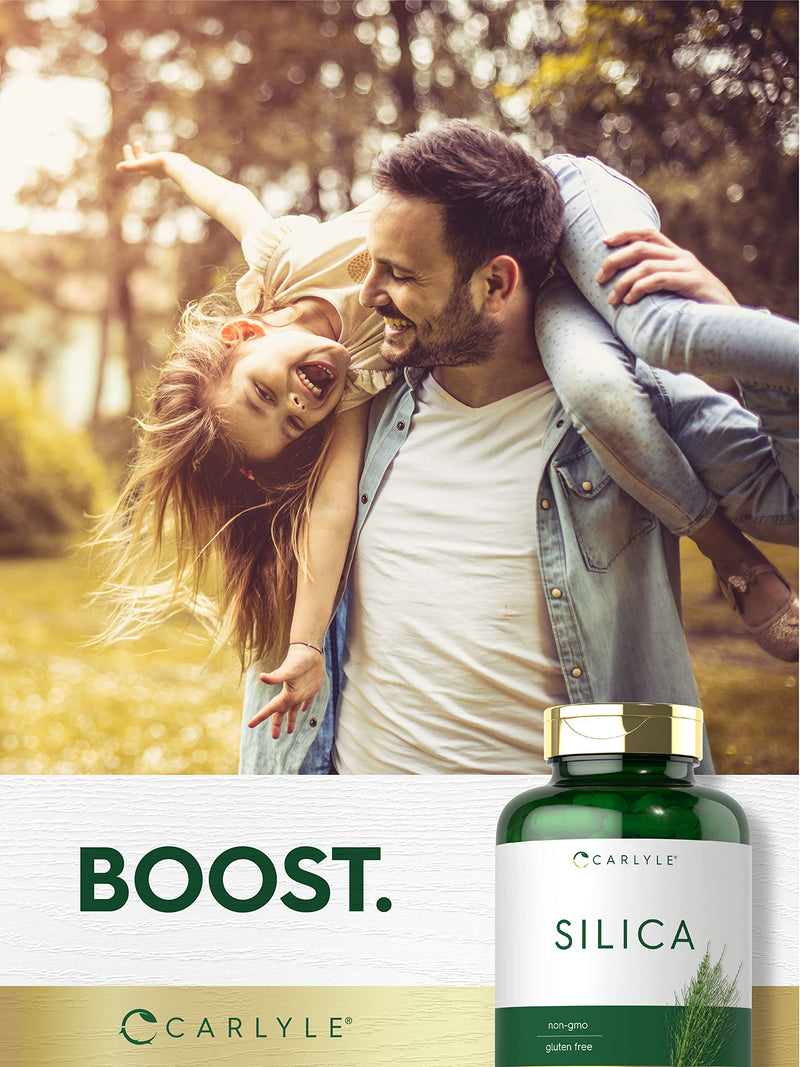 [Australia] - Carlyle Silica Supplement Capsules | 200 Count | from Horsetail Extract | Non-GMO & Gluten Free 