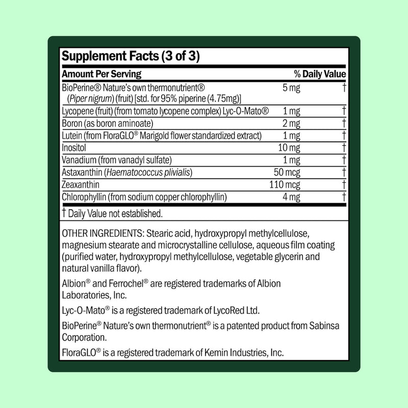 WellWithAll Women’s Multivitamin | Daily Supplement with Essential Vitamins, Minerals & Iron | Supports Immunity, Heart Health, Bone Health, Energy & Mood | Major Allergen - Free | 60 Tablets