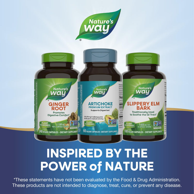 [Australia] - Nature's Way Artichoke Premium Extract, Supports Digestion*, Non-GMO Project Verified, Vegan, Gluten-Free, 60 Capsules (Packaging May Vary) 