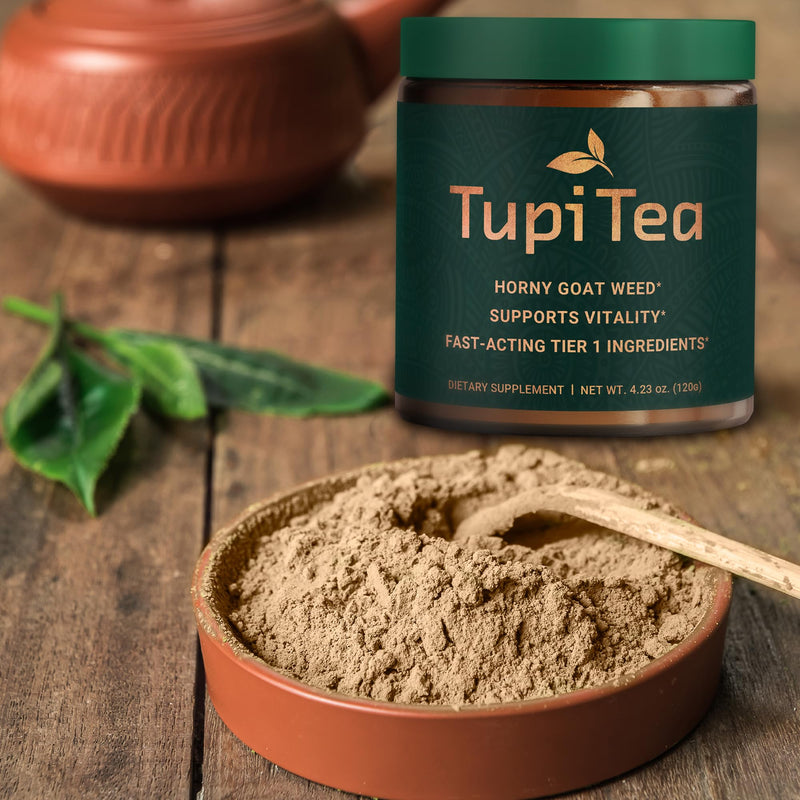 [Australia] - Horny Goat Weed Powder, Supplement w/Maca Root, Tribulus Terrestris Extract, Muira Puama to Boost Energy, Wellness & Nitric Oxide Prime Support for Men & Women. Limited Day of The Month Deal 