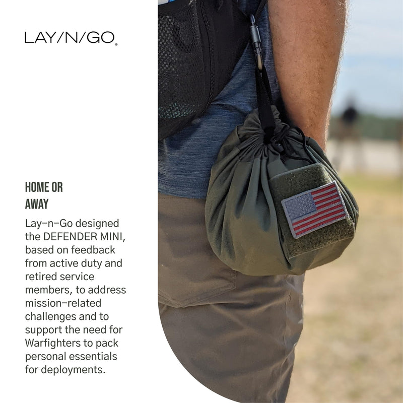 Lay-n-Go Makeup Bag & Travel Utility Bag Gift Set - 2 Pack - 16 inch Cosmetic Pouch Toiletry Bag with Gear, Accessory & Tool Bag with Pockets