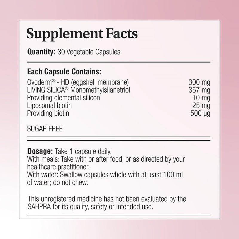 Phytoceutics Phytofemme™ Hair, Skin & Nails – Advanced Beauty Support for Women – with Ovoderm®, Living Silica® & Liposomal Biotin – Supports Hair Growth, Skin Hydration & Nail Strength – 30 Capsules