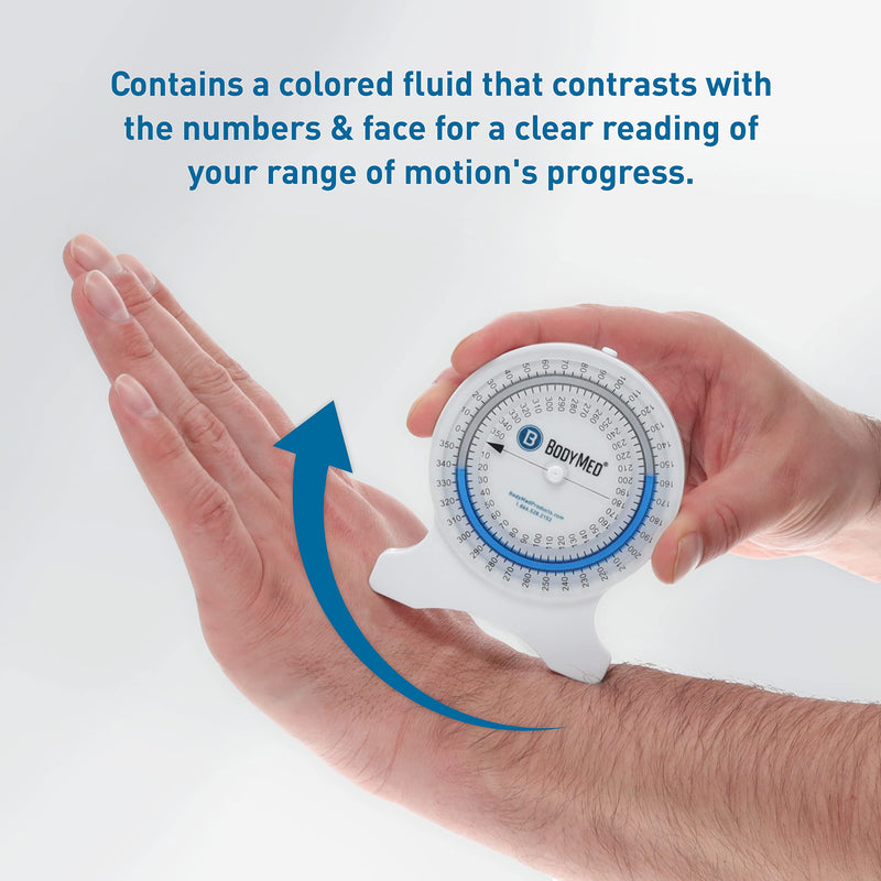 [Australia] - BodyMed Professional Inclinometer for Physical Therapy & Rehabilitation, Easy to Read, Test Range of Motion, Professional Rehab Tool 