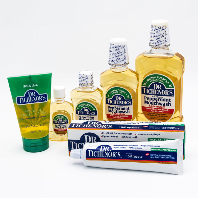 [Australia] - Dr. Tichenor's Extra Whitening and Tartar Control Fluoride Toothpaste - Cavity Fighting, Plaque Removal, and Teeth Whitening, with Natural Peppermint Flavor - 6.4 Ounce (Pack of 2) 