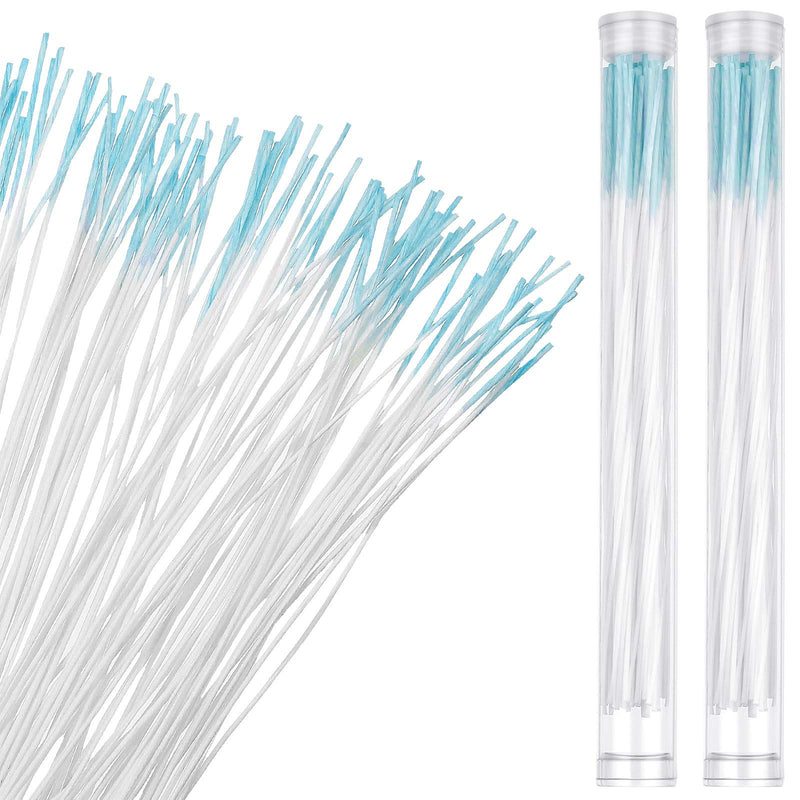 [Australia] - Maitys 180 Pcs Earrings Hole Cleaner, Piercing Cleaner Floss, Rose Fragrance Odor Removal Ear Care, Piercing Floss Disposable Aftercare Cleaning Tool(Blue) Blue 