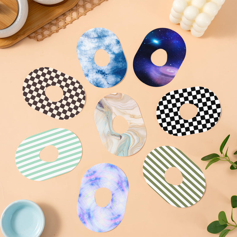 [Australia] - 40 Pack Adhesive Patches for Dexcom G7,Breathable Sensor Covers Compatible with Dexcom G7,CGM Patches, Mixed Style Adhesive Tape Stickers, Waterproof Flexible Pre-Cut, Long Lasting 