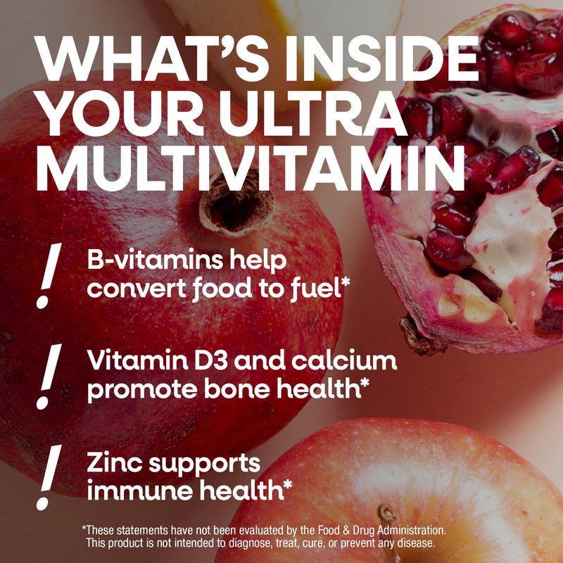 Nature's Way Alive! Women's Ultra Multivitamin, High Potency, 60 ct | Complete Daily Women's Vitamins, Promotes Energy Metabolism and Muscle Function*, Vitamin A, C, D, Methylated B12 60 Count (Pack of 1)