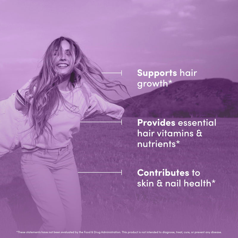 Vital Peak® Hair Peak | Hair Growth Supplement | Hair Vitamins | Support Healthy Hair, Biotin, Collagen, Saw Palmetto Extract, Keratin, Iron, Iodide, Zinc. 30 Days Supply. 60 Capsules