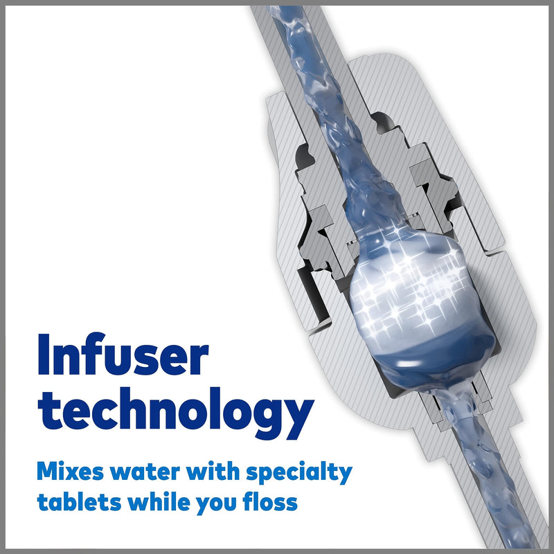 [Australia] - Waterpik Boost Water Flosser Tip with 30 Fresh Mint Whitening Tablets, Whiten Teeth and Remove Stains Gently 