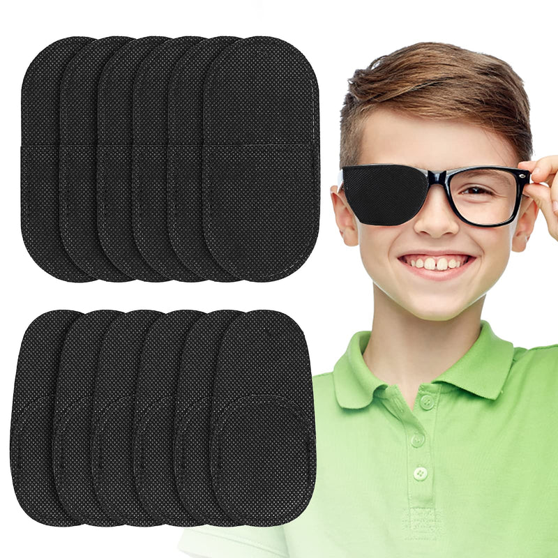 [Australia] - Pack of 12 eye patches, medical eye patches for glasses, lazy eye patches, eye patches, lazy eye patches, treat left right eyes, amblyopia, strabismus eye patches for adults/children 