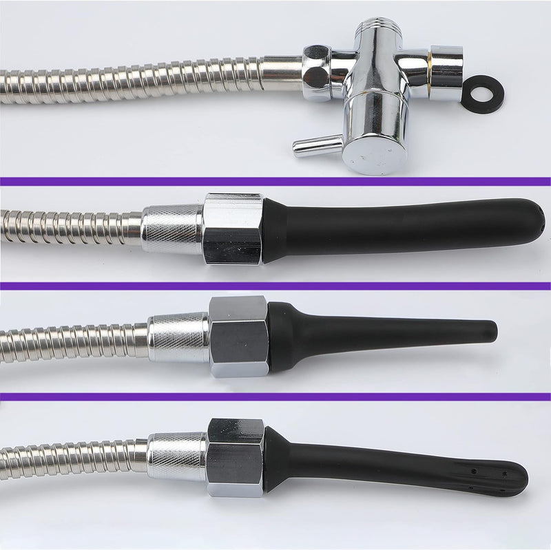 [Australia] - Enema Cleansing System, Shower Kit with 5.5", 6" and 10" Tips. 