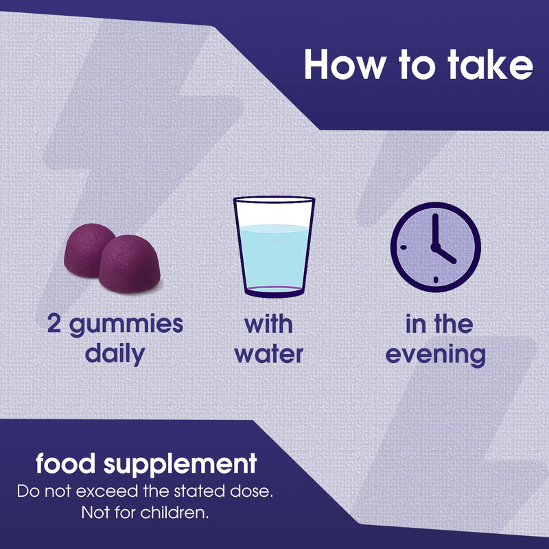 Magnesium Gummies High Strength 180mg - Chewable Magnesium Citrate Supplement for Sleep, Calm & Muscle Recovery - Vegan, Gluten Free & Non-GMO - Natural Berry Flavour for Adults & Kids - Made