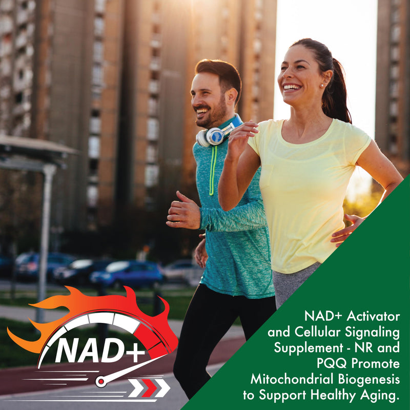 NR with PQQ | 300mg Nicotinamide Riboside + 20mg PQQ | Mitochondria Maximizer | Non-GMO | Pack of 60