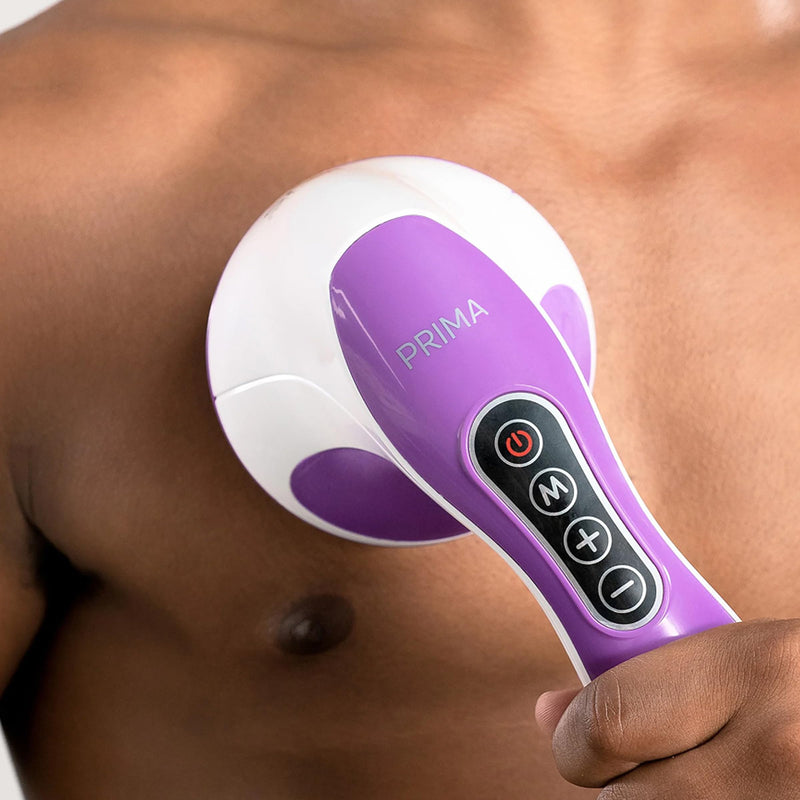 [Australia] - SPA SCIENCES - Prima - Therapeutic Body Massager for Cellulite Reduction, Body Contouring, Relaxation & Recovery with 4 Interchangeable Heads 