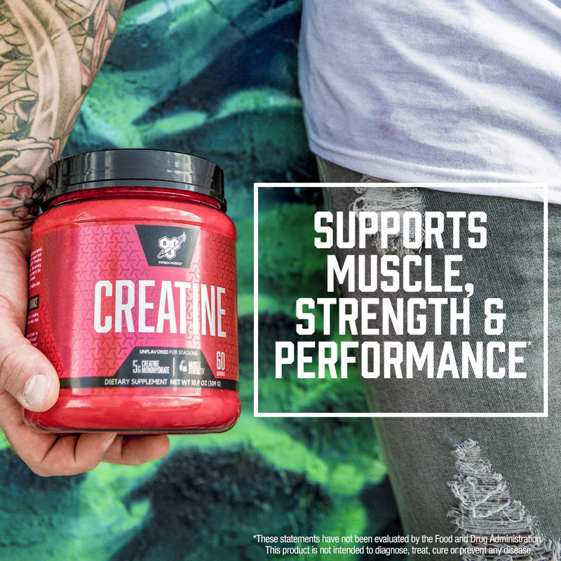 [Australia] - BSN Micronized Creatine Monohydrate Powder, Unflavored, 2 Months Supply-60 Servings, 10.9 ounce 