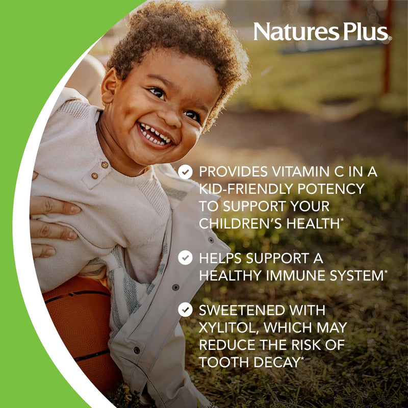 [Australia] - Natures Plus Animal Parade Source of Life Gold Children's Multivitamin - Orange Flavor - 120 Chewable Animal Shaped Tablets - Immune Support Supplement - Gluten-Free - 60 Servings 1 