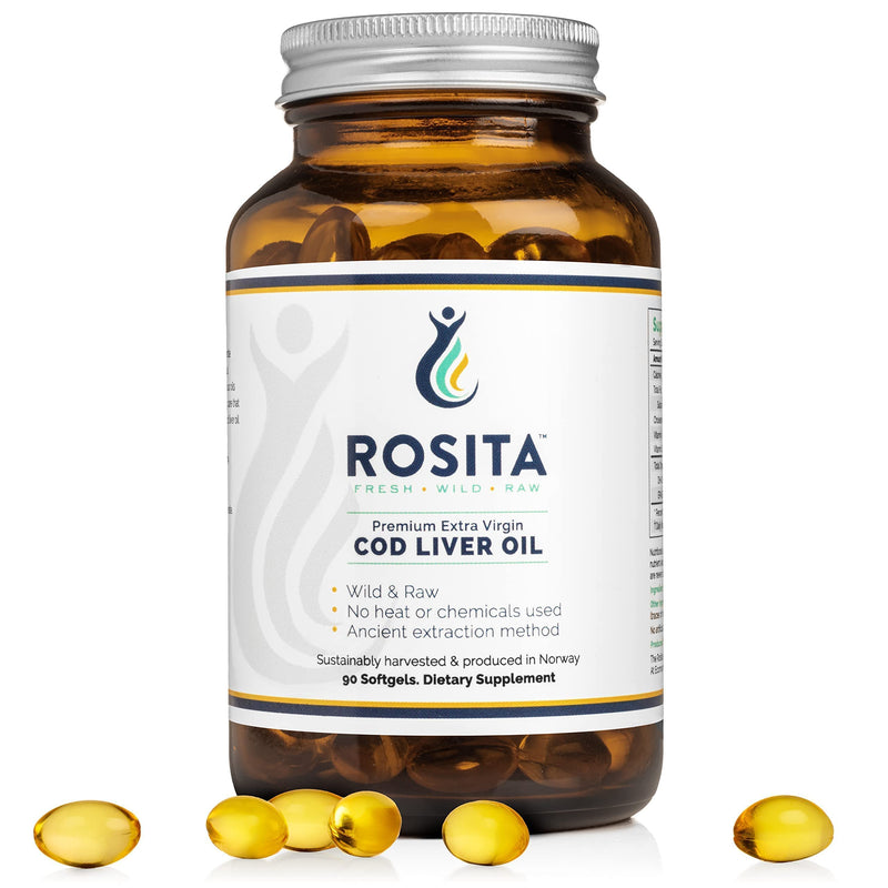 [Australia] - Rosita Extra Virgin Cod Liver Oil Softgels, 90 count 1 