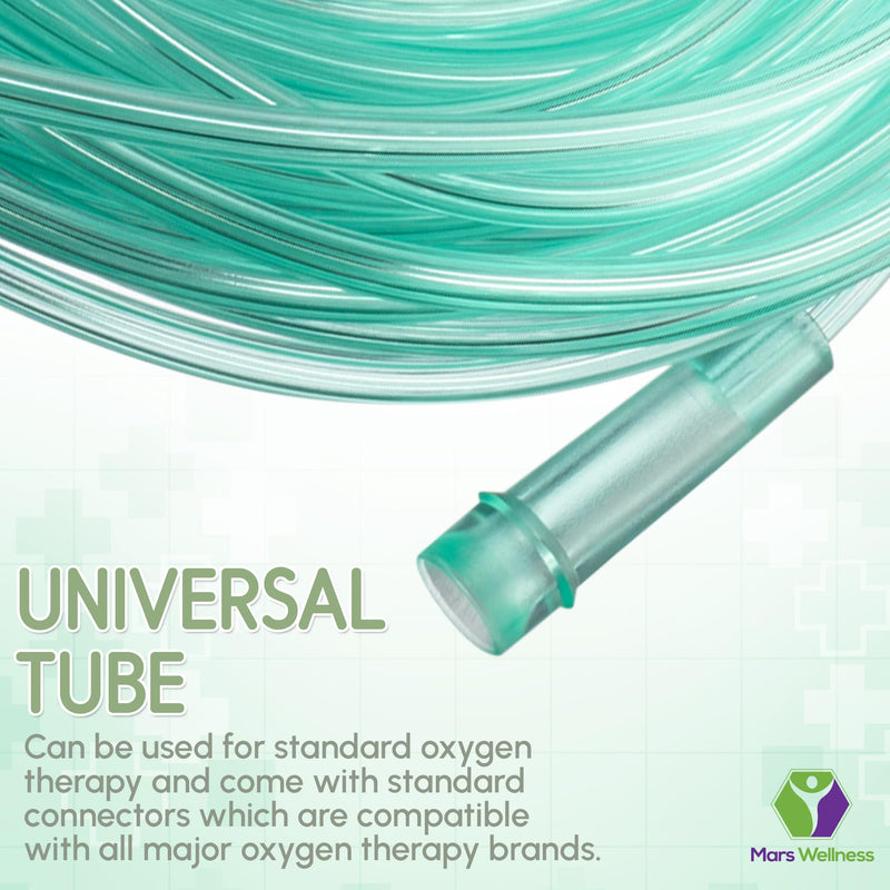 [Australia] - Oxygen Tubing - Premium Green Crush Resistant Oxygen Tubes - Extra Long 50 Foot - Pack of 3 Tubes 50 Foot (Pack of 3) 