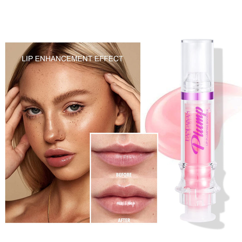 Plumping Lip Oil With Chili Extract - Fuller Lips Instantly! Ultra-Hydrating & Nourishing, Glossy Finish Lip Glow Oil, Lip Plumping Booster Plump, Smooth, and Define Your Lips Naturally (01 Pink) 01 Pink