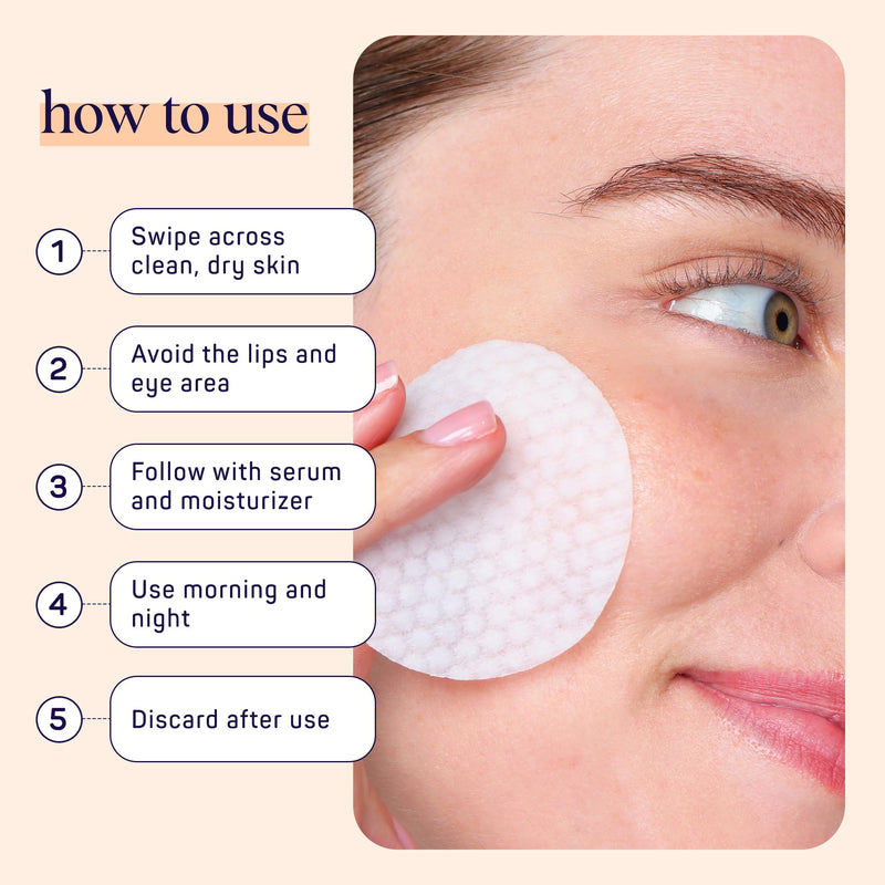 SpaLife Brightening Korean Toner Pads | For Uneven Skin Tone, Dark Spots & Discoloration, Clogged Pores, Dullness with Vitamin C, Niacinamide | Pre-Soaked Pads | 60 Count Love + Light Brightening