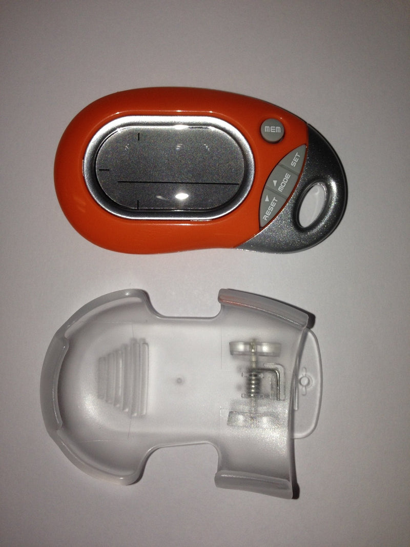 [Australia] - Pedusa PE-771 Tri-Axis Multi-Function Pocket Pedometer (Orange with Holster/B... 
