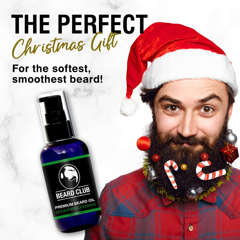 [Australia] - Beard Club - Beard Oil - Mountain Woodsman Beard Oil Men - Ideal beard care and beard oil (Beard Oil) for men - 100ml 